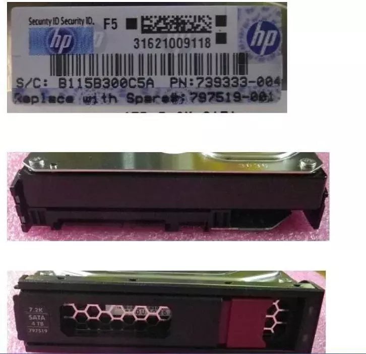 Dysk serwerowy HP LP 4TB 3.5" SATA (DRV HD 4TB 6G 7.2K 3.5 SATA LP)
