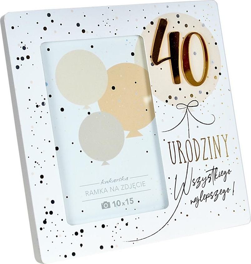 Ramka KUKARTKA Ramka Moments RM-054 Urodziny 40