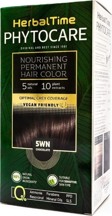 ENERGY OF VITAMINS HERBAL TIME Phytocare Farba do włosów 5WN Chocolate
