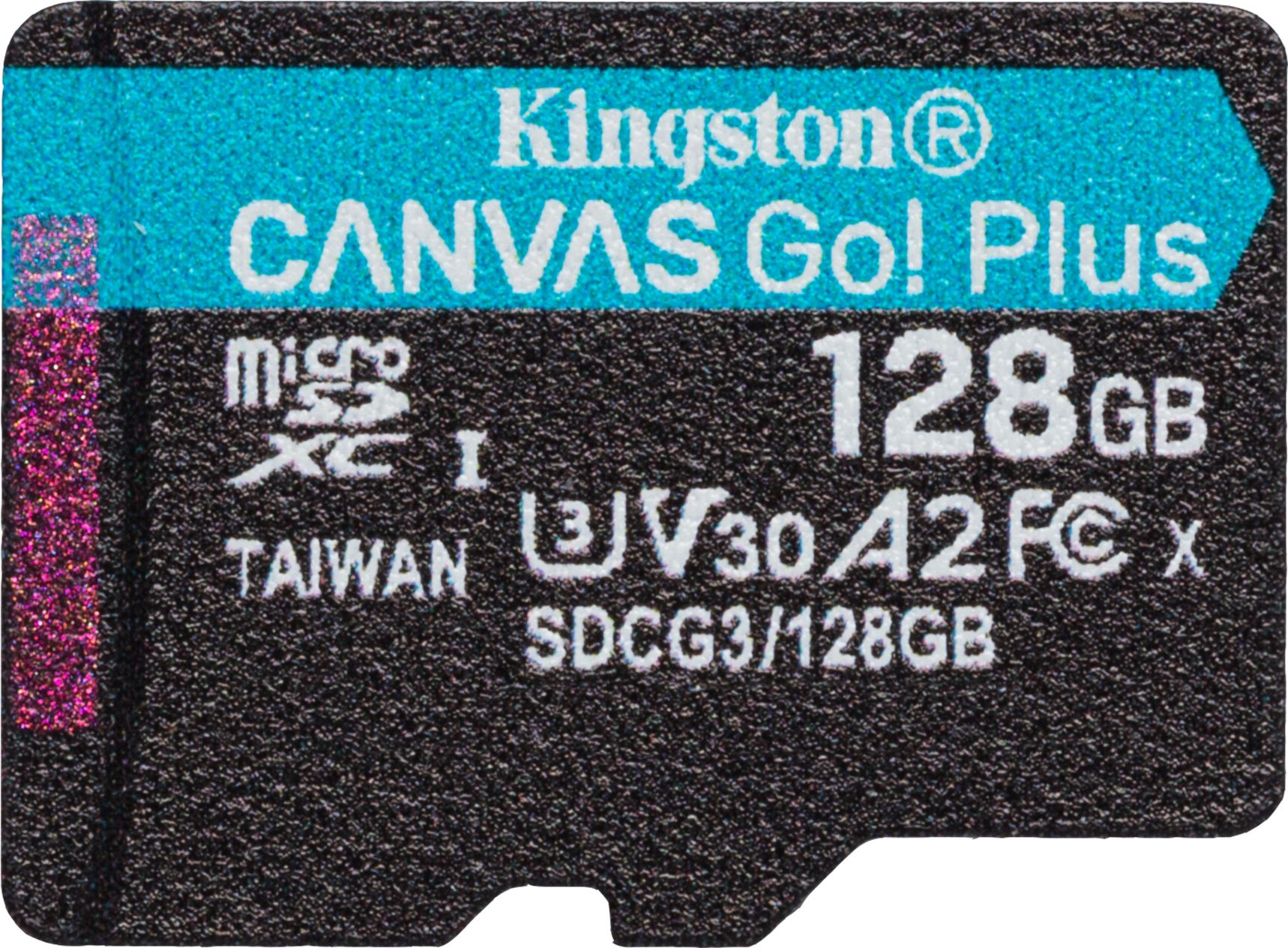 Karta Kingston Canvas Go! Plus MicroSDXC 128 GB Class 10 UHS-I/U3 A2 V30 (SDCG3/128GBSP)