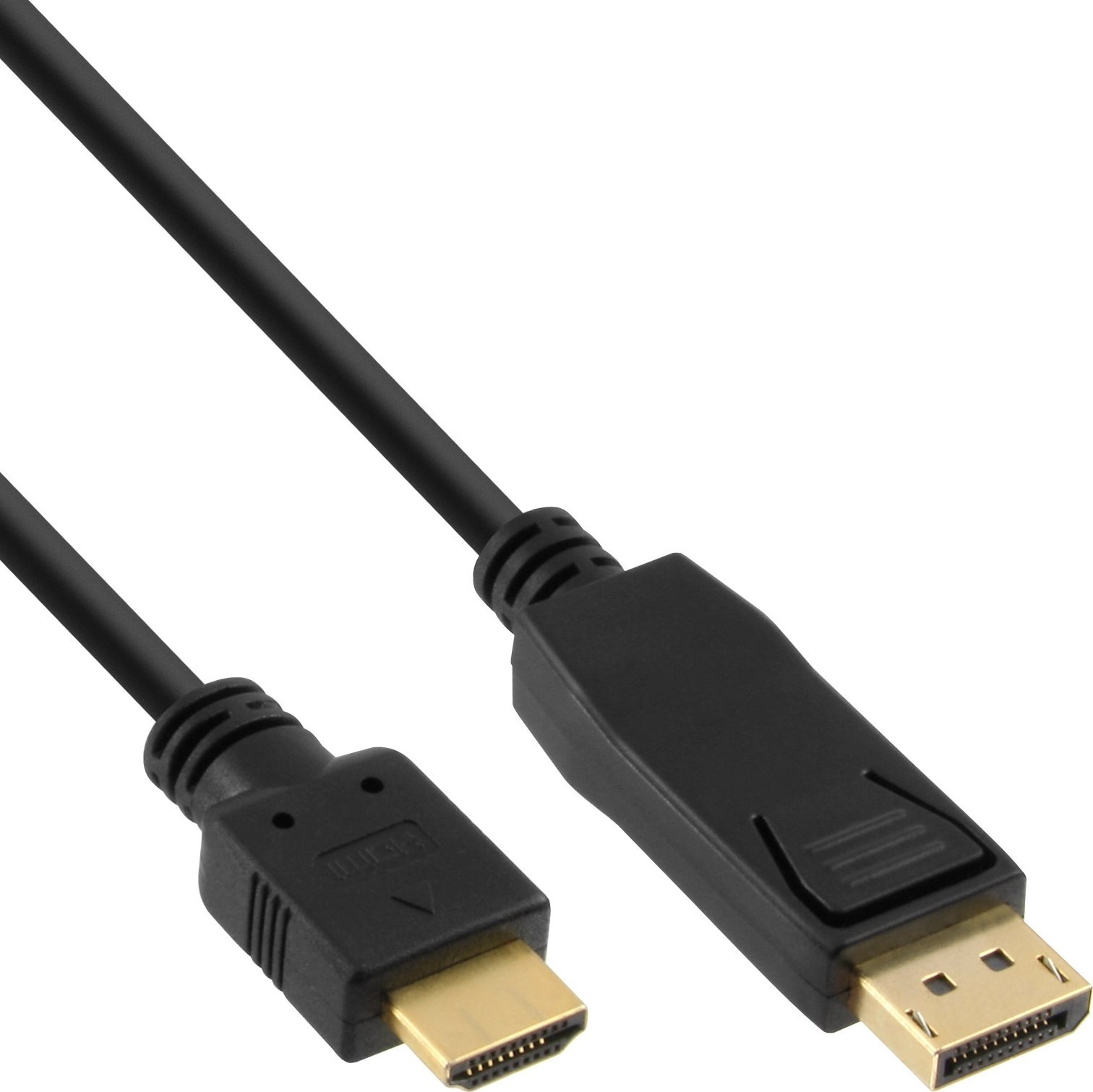 Фото - Кабель InLine Kabel  DisplayPort - HDMI 2m czarny  (B-17182)