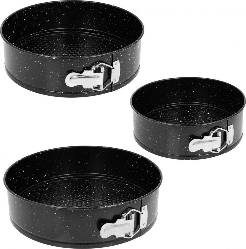 Brunbeste Tortownice 3 szt. 22/24/26 cm granitowe