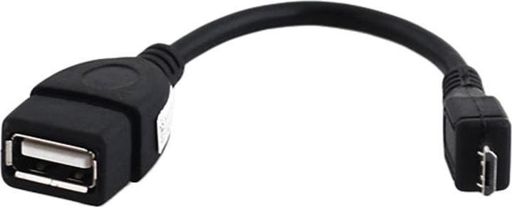 Adapter USB Iso Trade USB-A - MicroUSB Czarny (796-uniw)