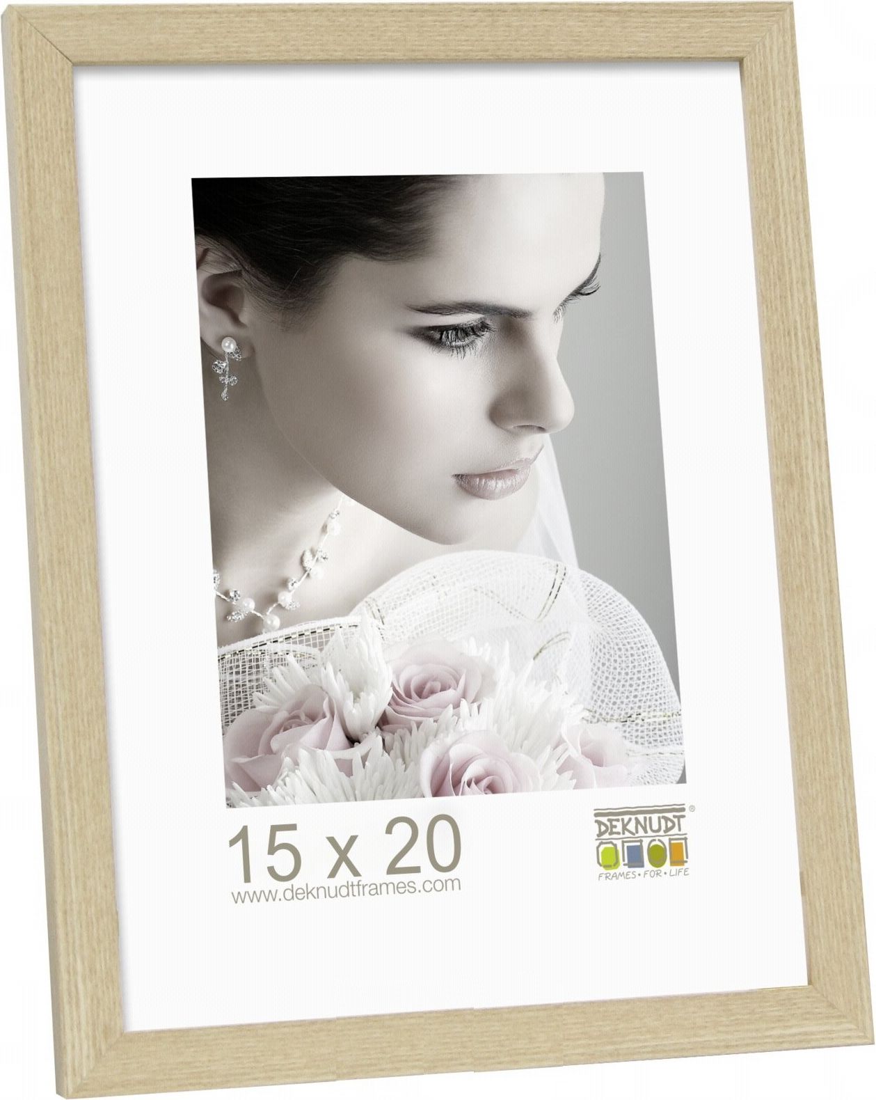 Ramka Deknudt 15x20, drewaniana (S44CH1)