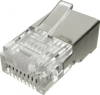 Triton Wtyk modularny WM8p8c (RJ-45), kat. 5e, na przewód okrągły, drut, ekranowane