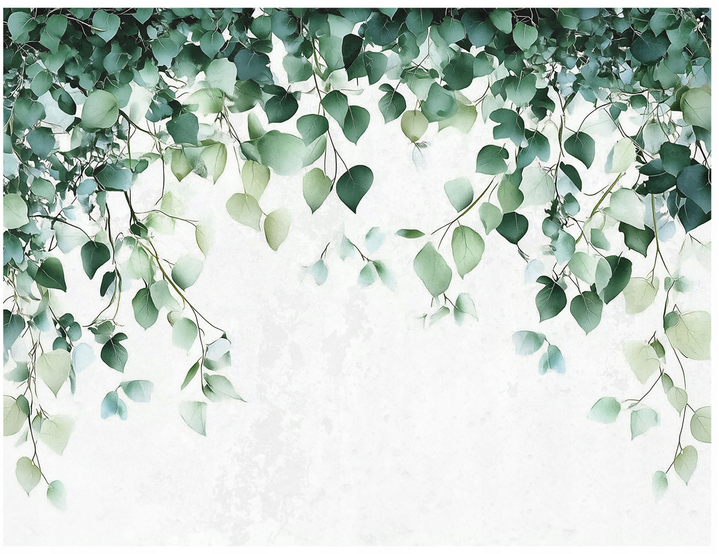 Wallarena FOTOTAPETA LIŚCIE ZIELONE KUCHNIA SYPIALNIA SALON TAPETA 150x105