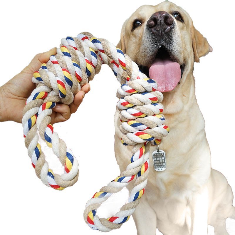 Mersjo Szarpak dla psa z supłami 60cm CHEW TOY XXL
