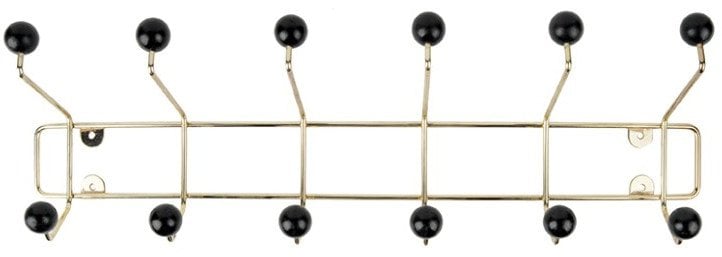 Goodhome Wieszak na ubrania na ścianę SATURNUS GLAM, 53,5 cm