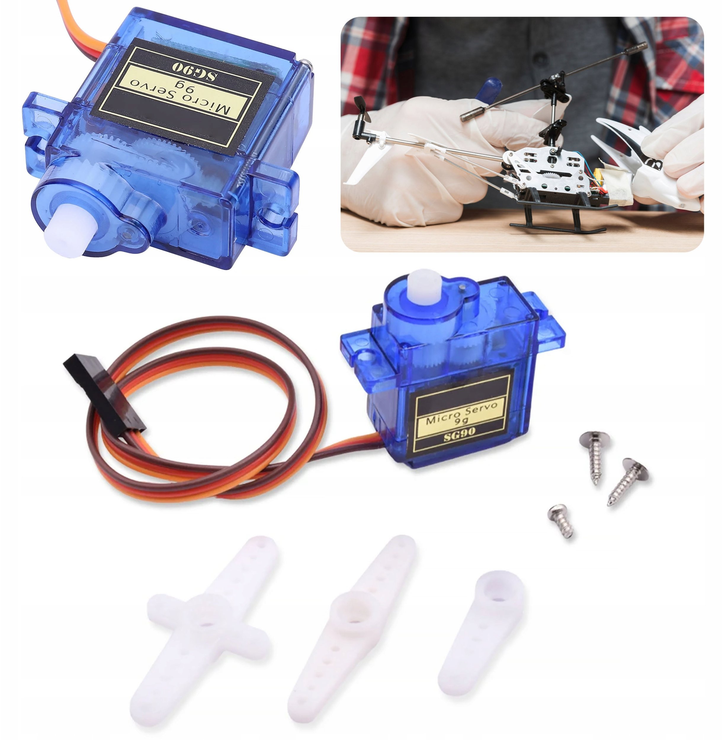 Rosfix ROSFIX SERWO TOWER PRO KONWERTER SG90 9G DO ARDUINO AVR RC DRONY ROBOTY