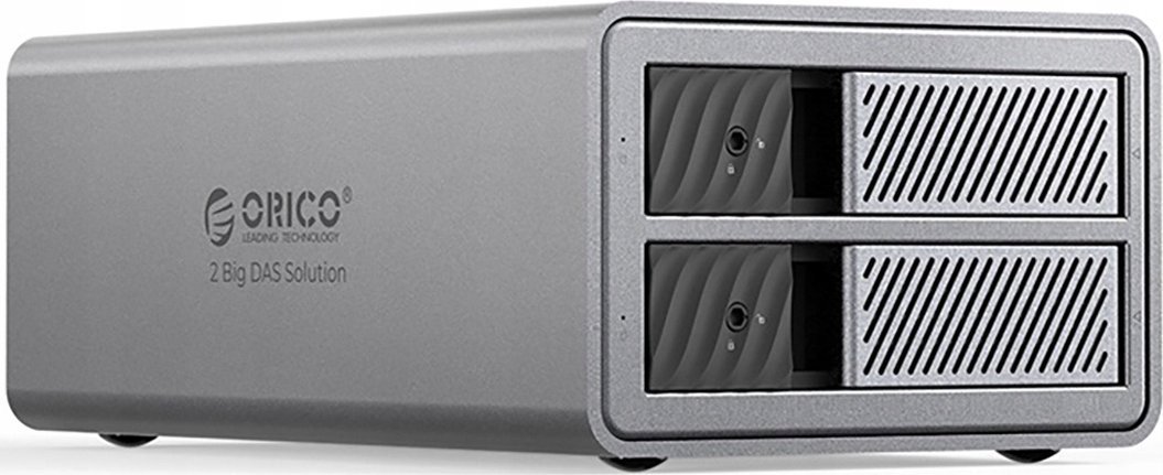Kieszeń Orico Macierz dyskowa na 2 dyski RAID 2,5"/3.5" SATA HDD/SSD - szara