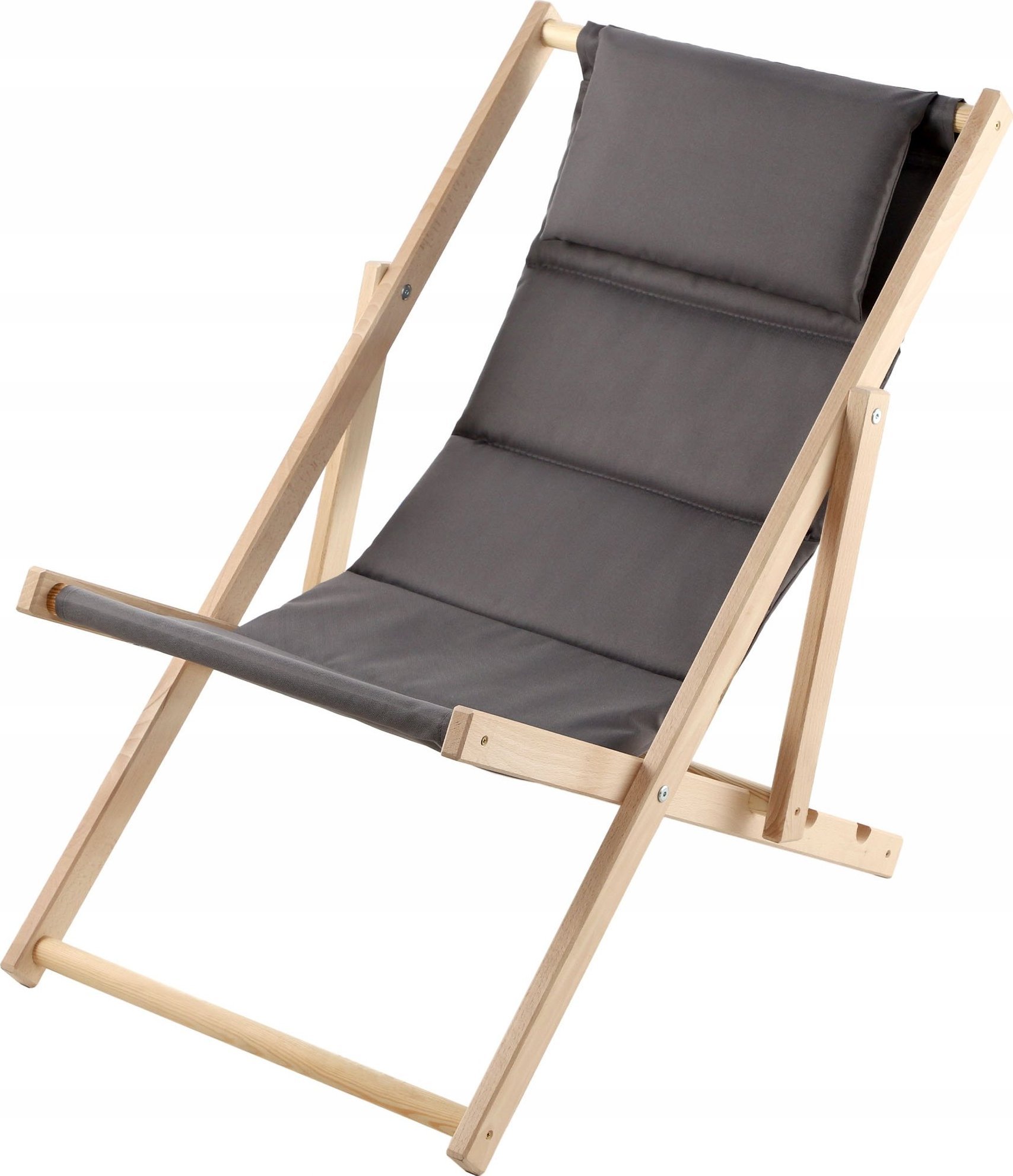 Kadax KADAX Leżak Drewniany Ogrodowy Składany + Zagłówek