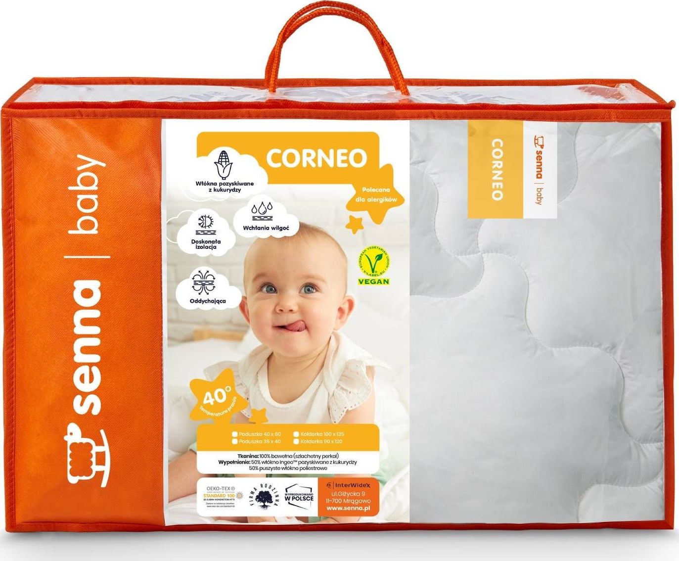 CORNEO-KOMPLET DZIECIĘCY 90X120+40x60