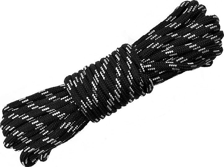 John Paddle Lina kotwiczna pleciona polipropylenowa John Paddle w odcinkach: 10/15/20m Czarna 12mm 10 m