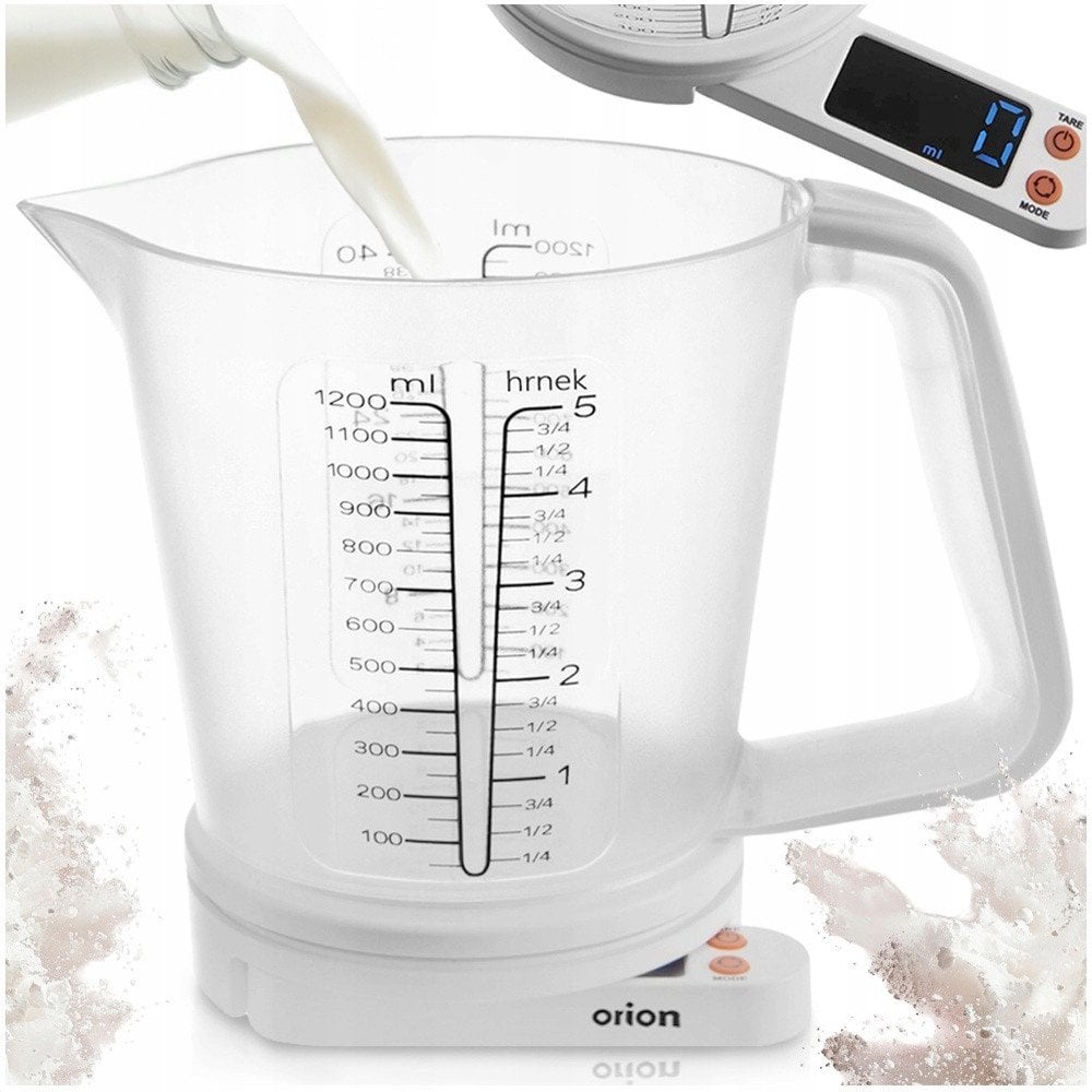 Waga kuchenna Orion Waga kuchenna z miarką 5 kg, 1,2 l