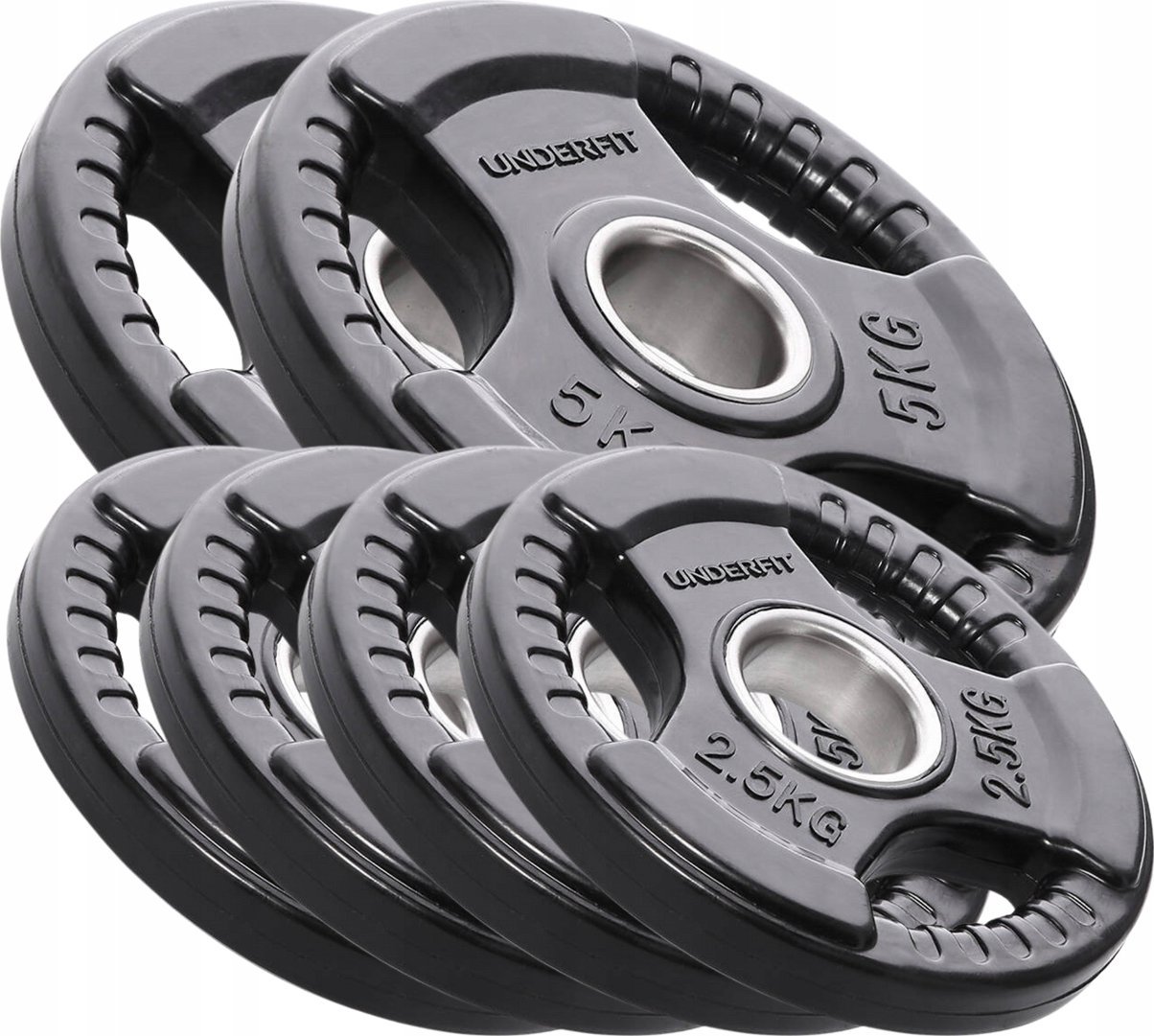 Zestaw obciążeń olimpijskich 20 kg UF11587 UNDERFIT