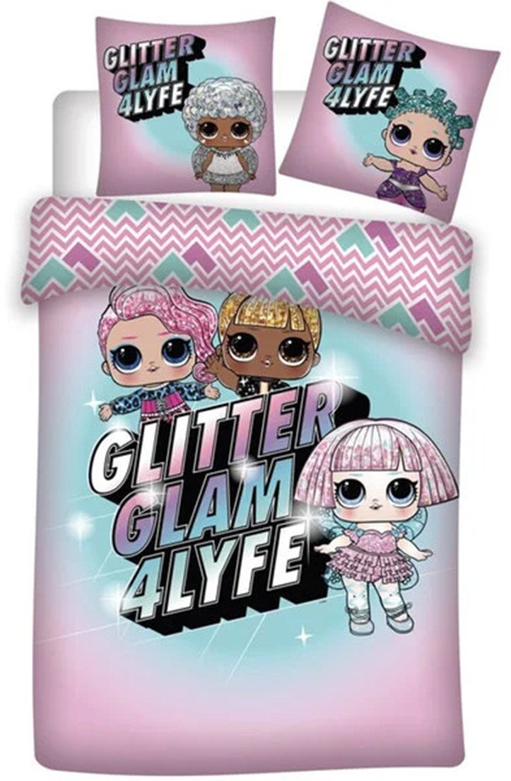 aymax Komplet pościeli LOL 140 x 200 cm 65x65 cm