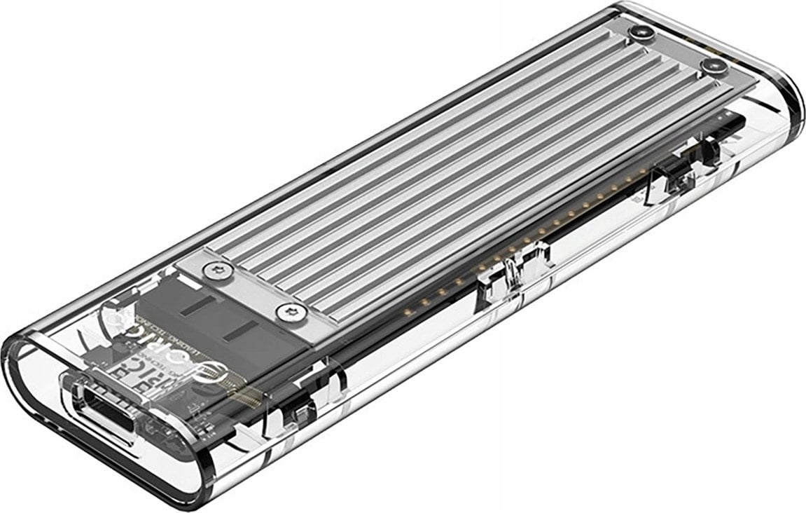 Kieszeń Orico Kieszeń dyskowa M.2 NVME na USB-C 10Gbps - szara