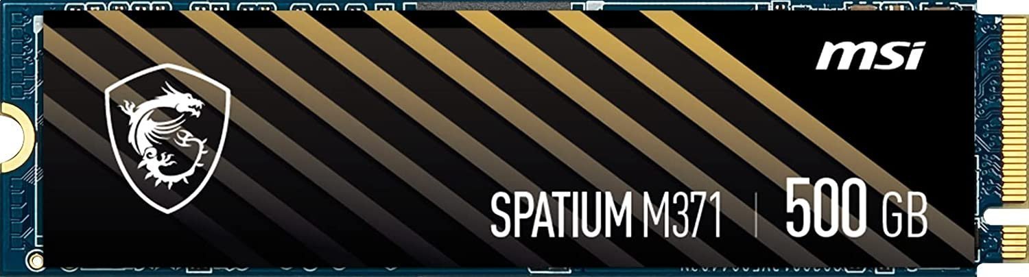 Dysk SSD MSI Spatium M371 500GB M.2 2280 PCI-E x4 Gen3 NVMe (S78-440K160-P83)