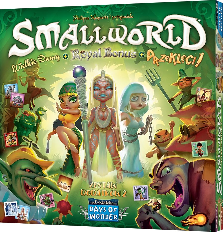 Rebel Dodatek do gry Small World: Wielkie damy + Royal Bonus + Przeklęci!