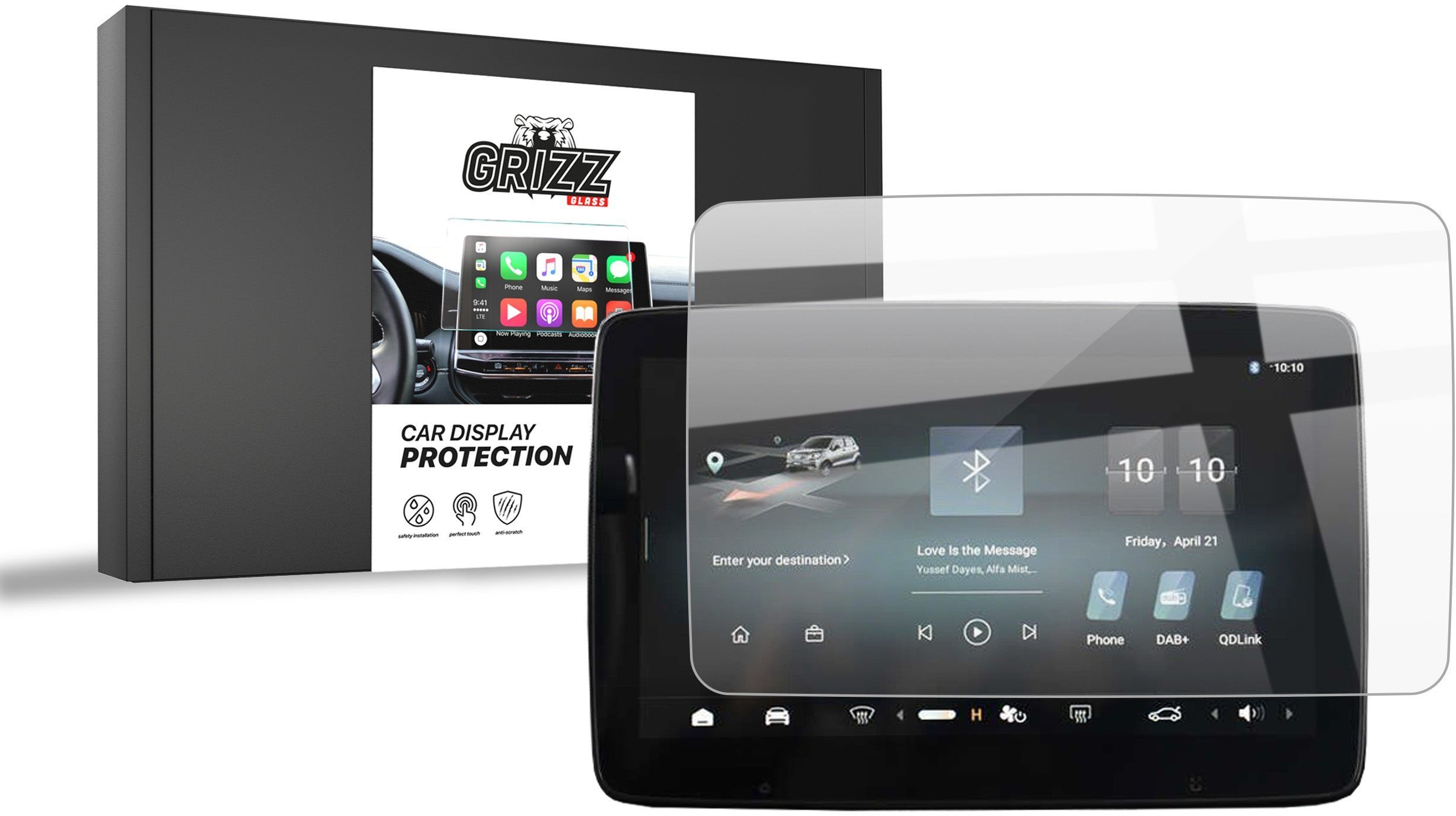 GrizzGlass Folia ceramiczna CarDisplay Protection do Leapmotor T03 10,1" (2025)