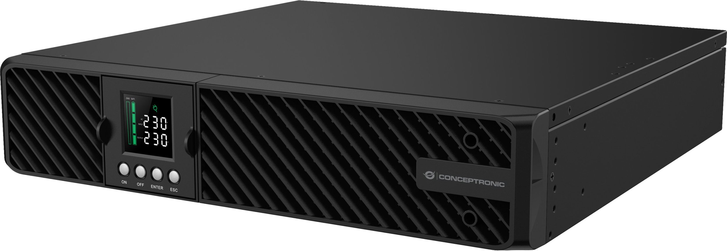 UPS Conceptronic Conceptronic ZEUS51E2K zasilacz UPS Podwójnej konwersji (online) 2 kVA 2000 W 8 x gniazdo sieciowe
