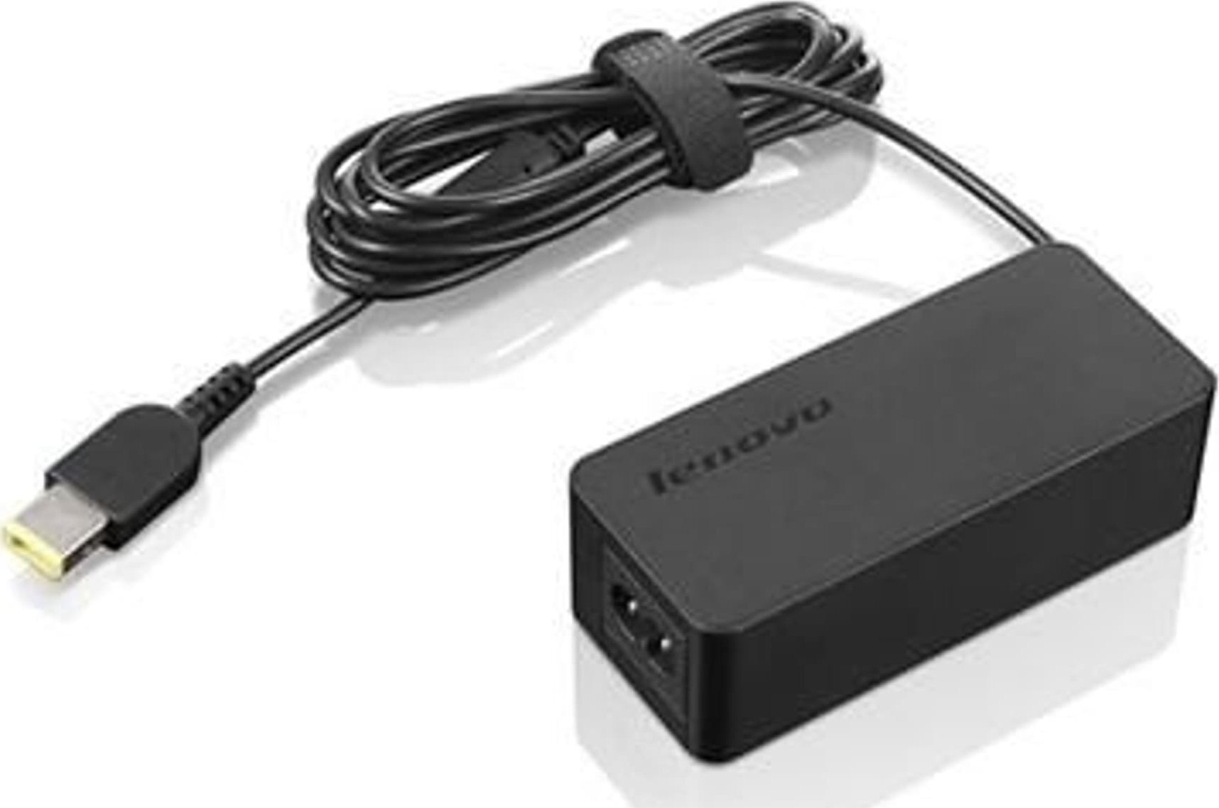 Lenovo 65W dual-port power adapter with multiple voltage outputs