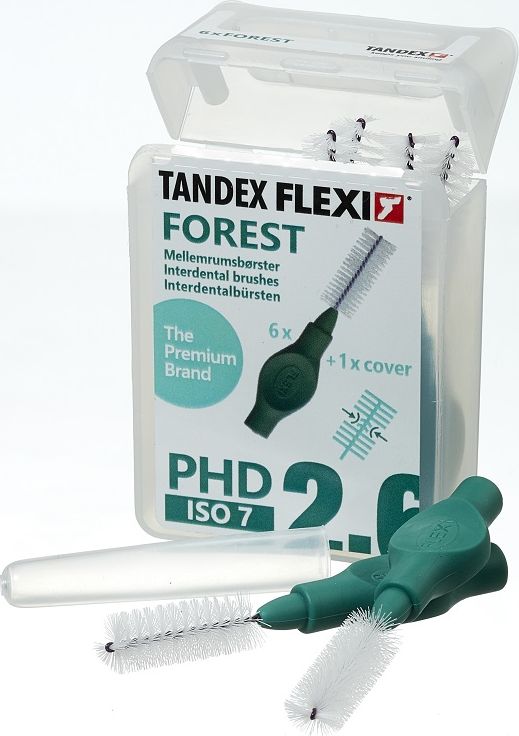 Tandex (6 szt.) szczoteczek Flexi Medium FOREST 2,6 ( gruby)