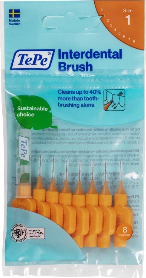 TePe Szczoteczki międzyzębowe 0,45mm 8 szt.