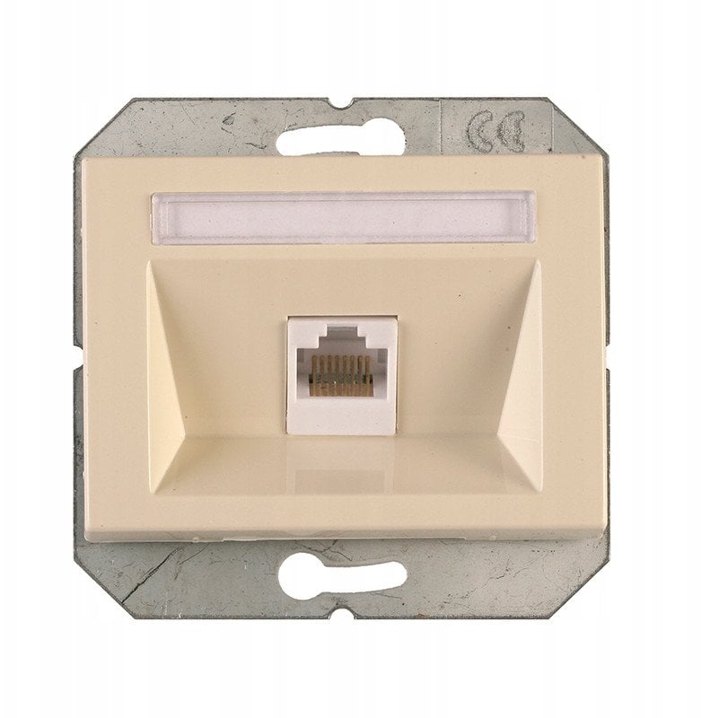 DATA SOCKET SINGLE VILMA XP BEIGE