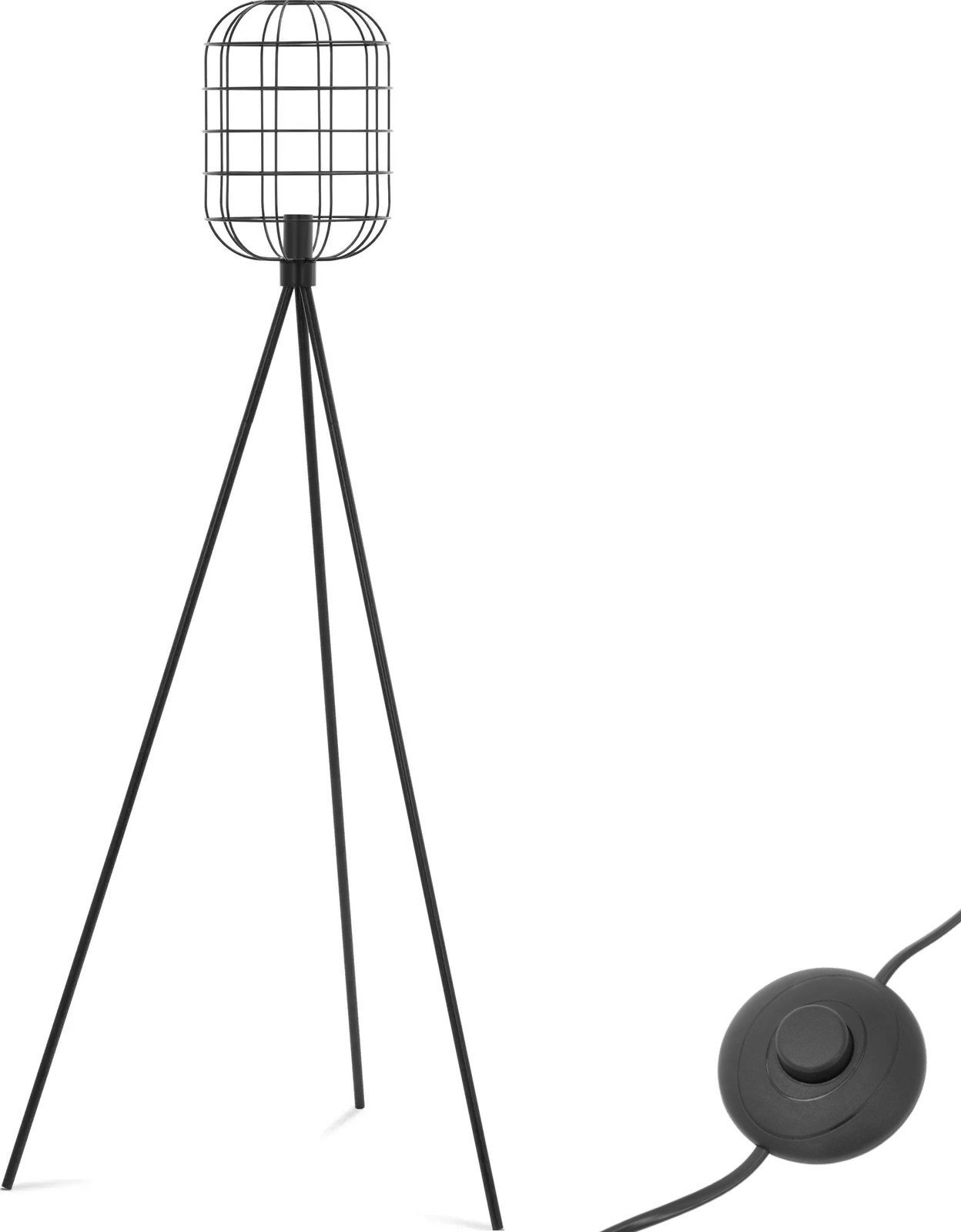 Lampa podłogowa Uniprodo Stojąca podłogowa klosz z siatki E27 163 cm Lampa stojąca podłogowa klosz z...
