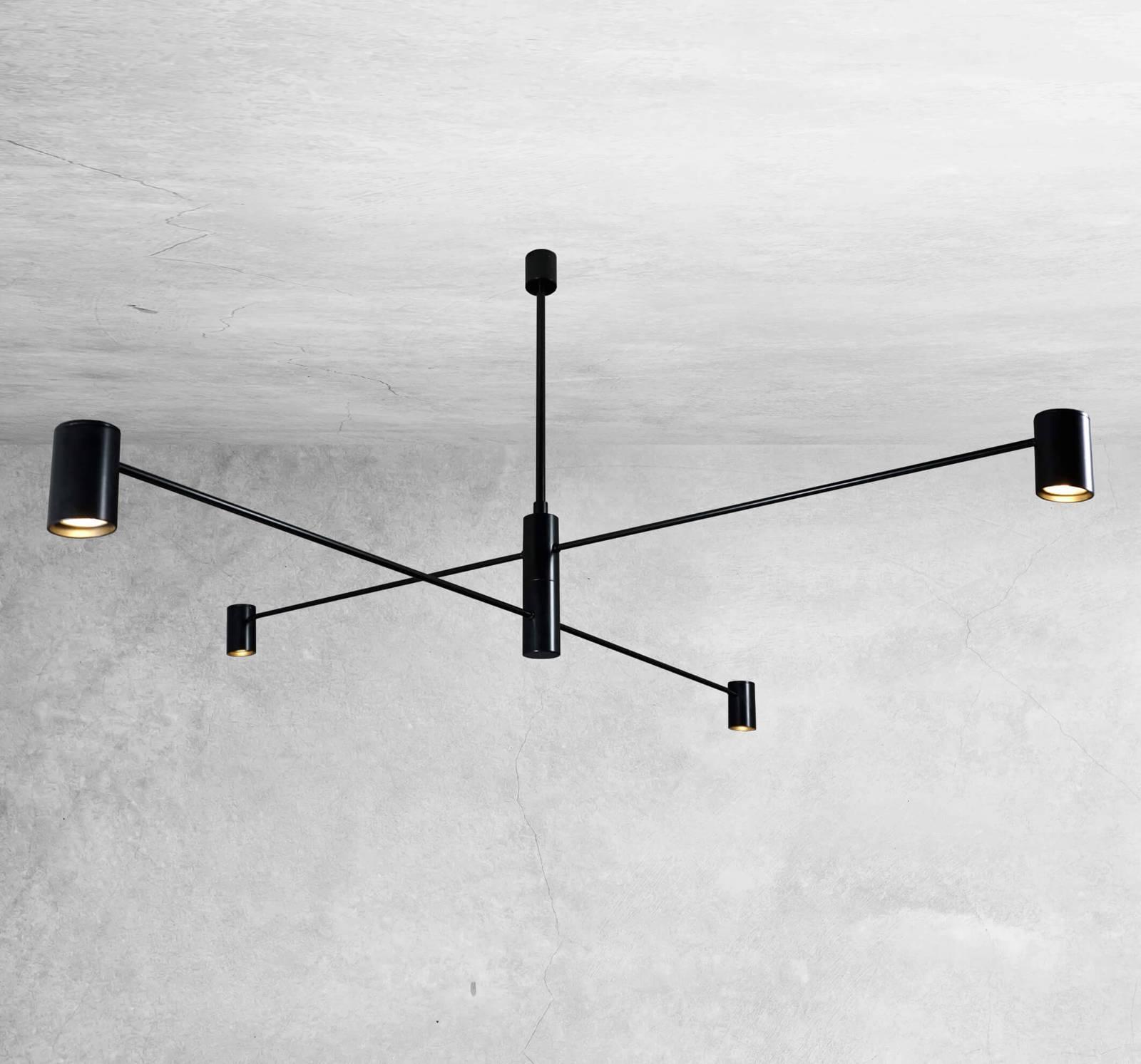 Lampa sufitowa Shilo LAMPA sufitowa DAKATA 5636 Shilo metalowa OPRAWA tuby czarne
