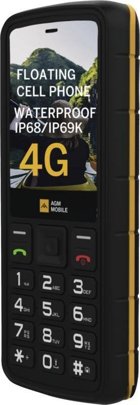 Komórkowy AGM Telefon M9 4G LTE Pływający IP68/69K