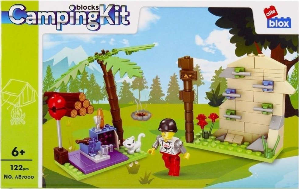 ALLEBLOX Klocki konstrukcyjne Kamping