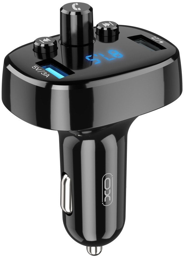 XO transmitter FM BCC02 Bluetooth MP3 car charger 15W black