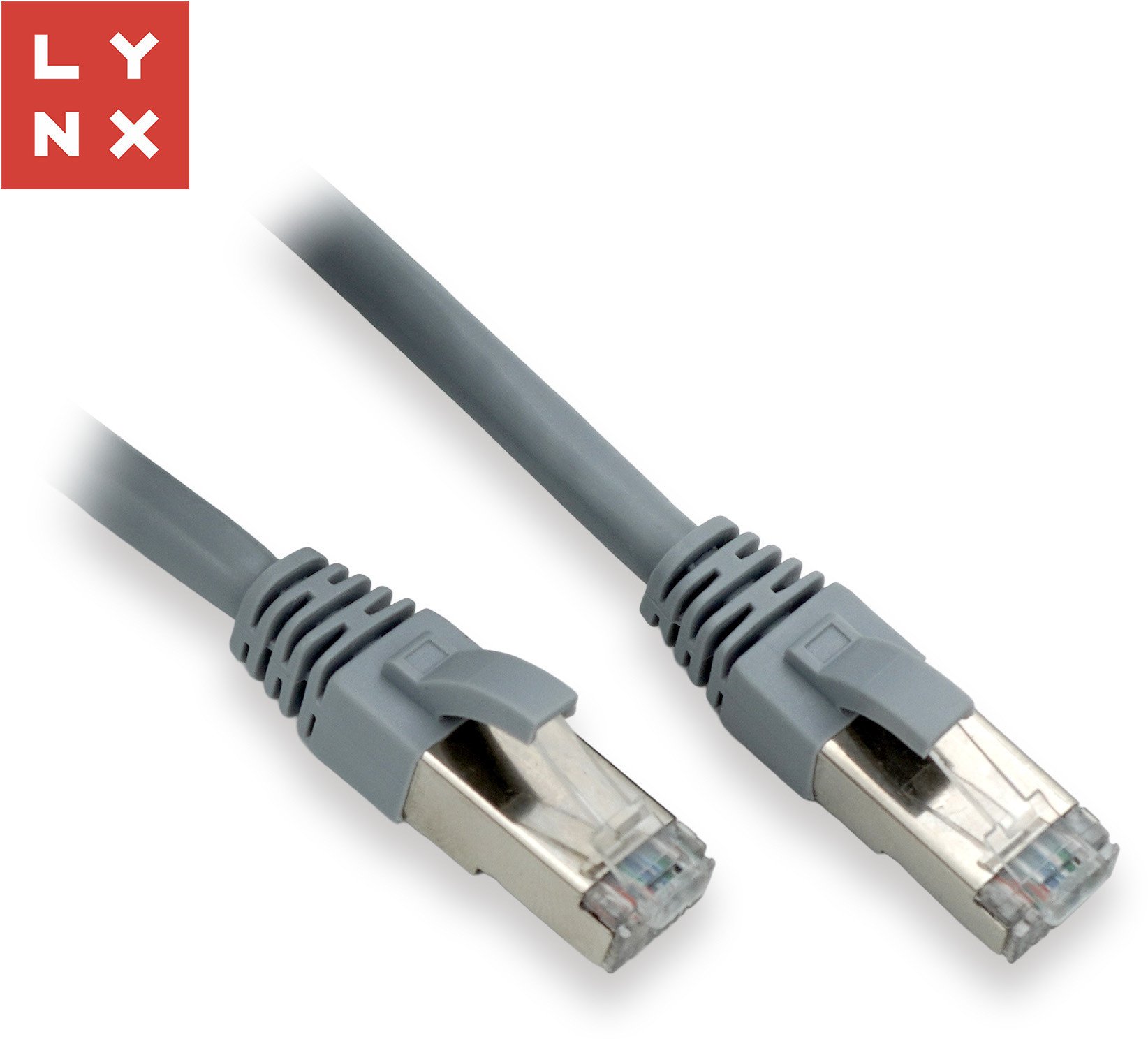 Lynx CS LYNX FTP patch kabel Cat6, PVC, 1m, szary (opakowanie zawiera 10 sztuk)