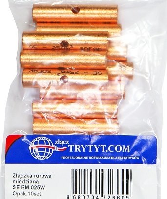 Trytyt Tulejka CU nieizolowana SE EM25W 25-40 op.10szt