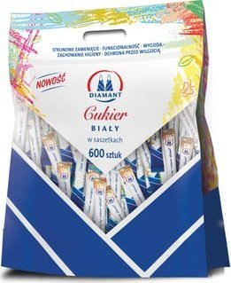 Diamant cukier biały saszetka 5gx600 sztuk 3 kg