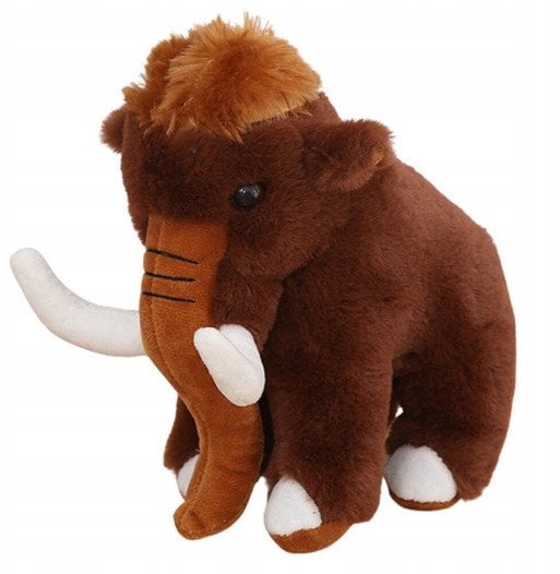 Pluszowa Maskotka Przytulanka Mamut Brązowy 20cm