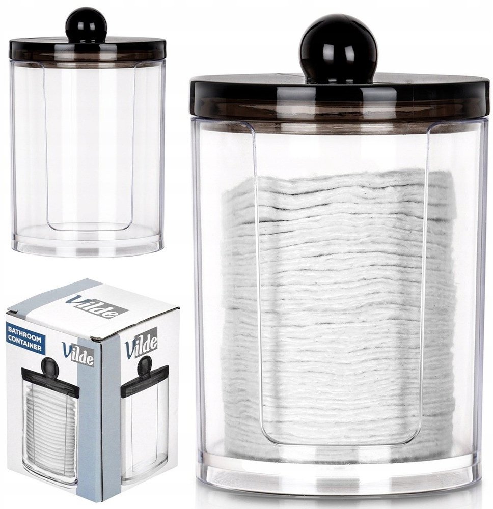 Vilde Pojemnik na płatki kosmetyczne organizer pudełko 7x11cm VILDE 568045