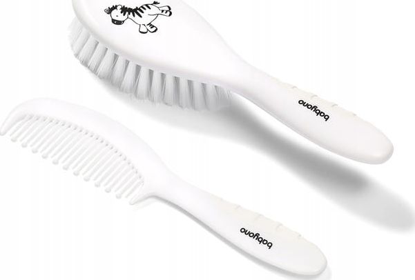 BabyOno Szczotka i grzebień dla dzieci biała zebra Baby Ono