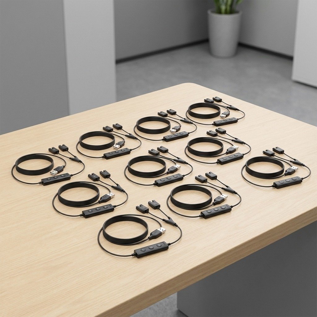 Yealink Trainingskabel für YHS-Serie 10 Stück (USB auf QD)