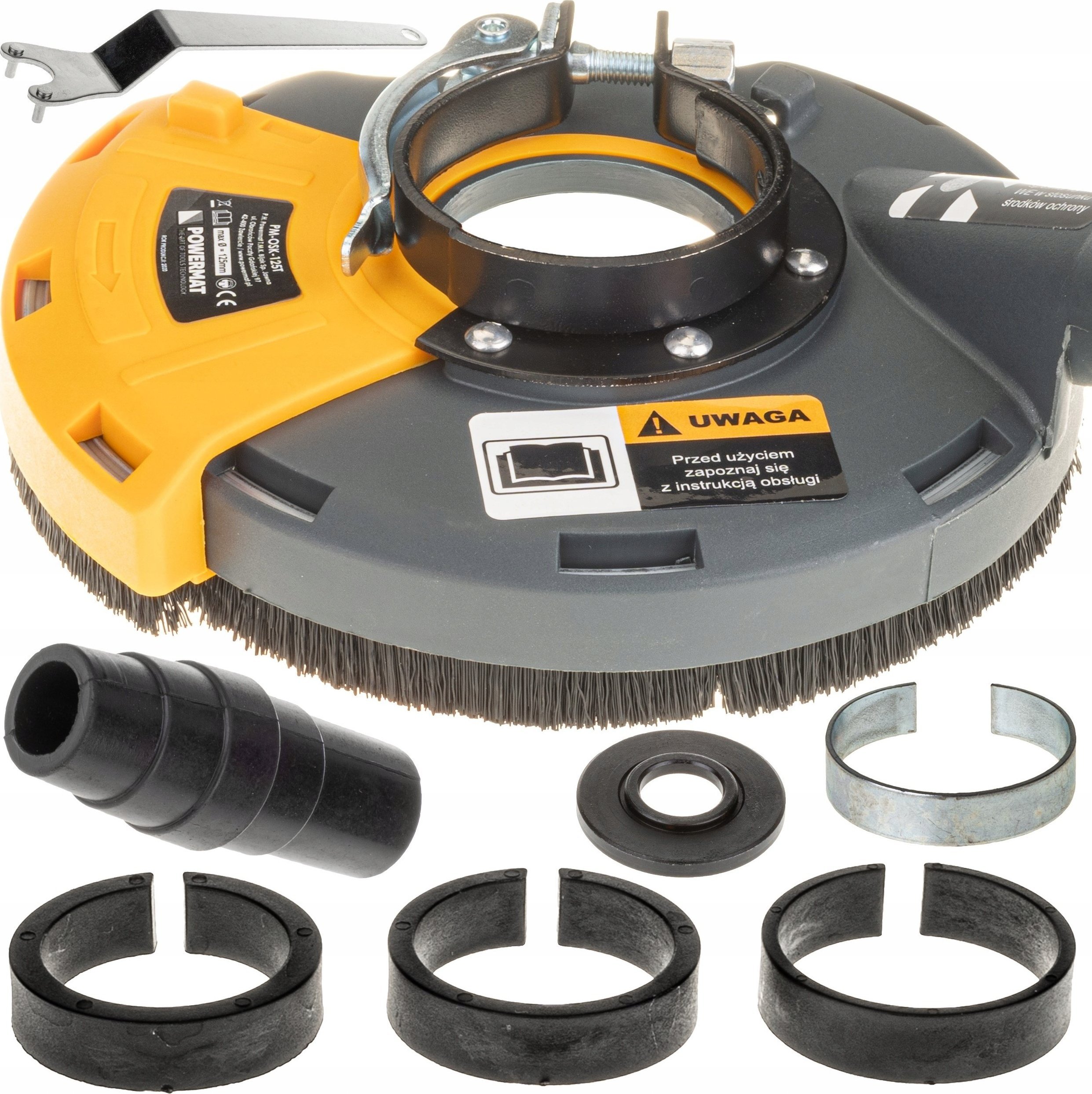 Szlifierka Powermat OSŁONA PRZECIWPYŁOWA ODSYSAJĄCA DO SZLIFIERKI 125