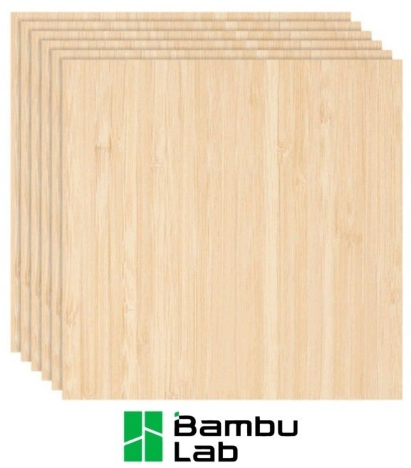 BambuLab Sklejka bambusowa - 3mm - 300x300mm - Bambu Lab - 6szt.}