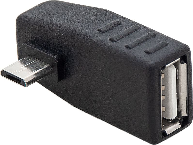 Adapter USB Blow USB-A - MicroUSB Czarny (75-879#)