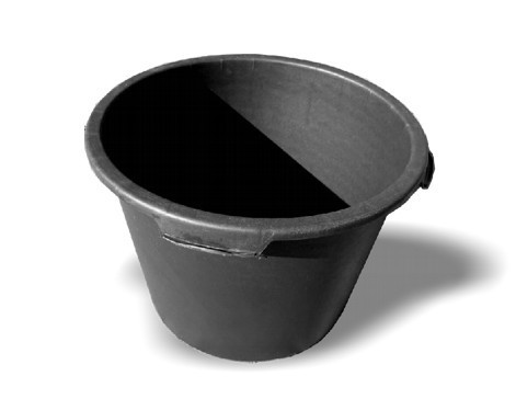 Kastra budowlana okrągła z tworzywa 65L