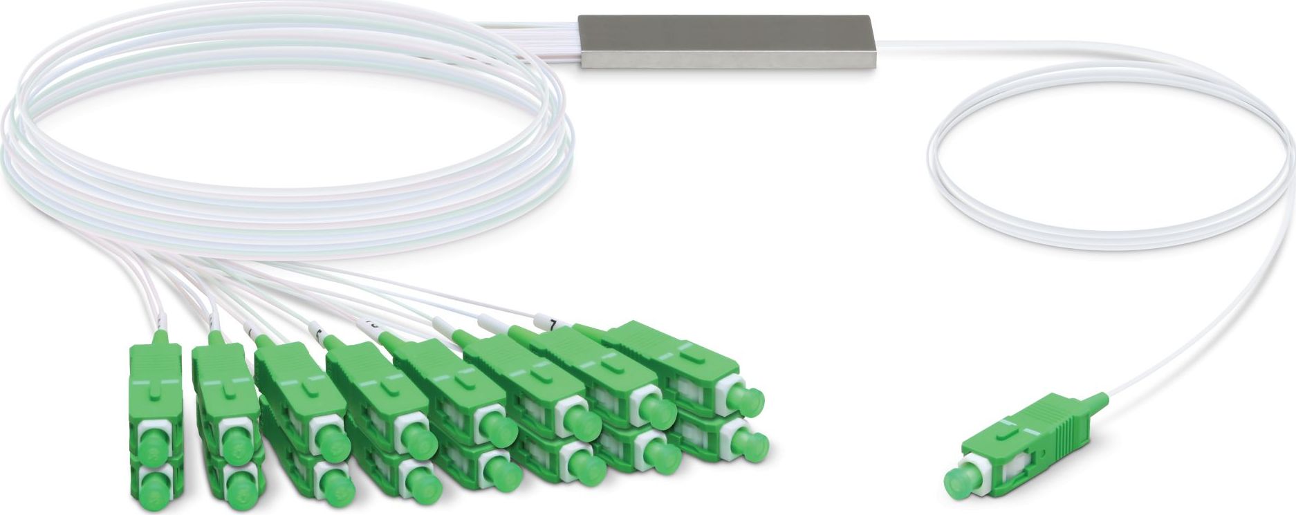   Ubiquiti UBIQUITI UF-SPLITTER-16 UFIBER 1:16 SPLITTER SC/APC G.657A1 900UM 1.5M STEEL TUBE