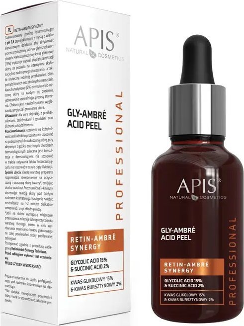 Apis Retin - Ambre Synergy Kwas Glikolowy 15% & Kwas Bursztynowy 2% 30ml