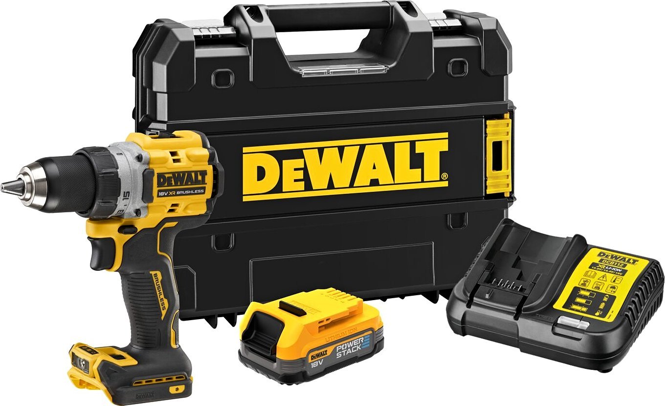 Wiertarko-wkrętarka Dewalt DCD800E1T 18 V 1 x akumulator 1.7 Ah