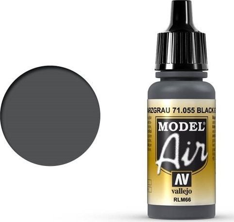 Vallejo Black Grey RLM66 71.055
