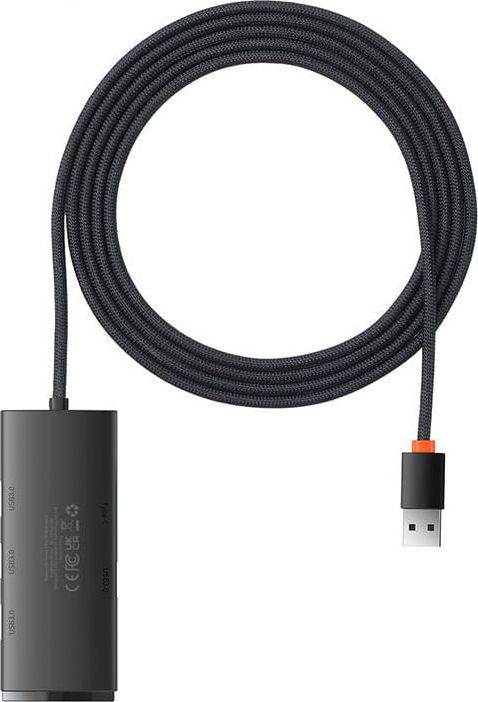 HUB USB Baseus Lite Series 1x USB-C + 4x USB-A 3.0 (WKQX030201)